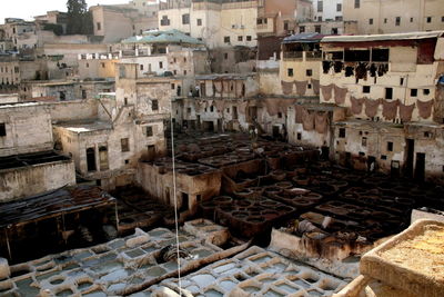 Tannery in fès, morocco, october 2010