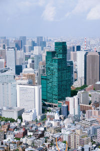 Shinjuku tower blocks. commercial district. tokyo, japan.