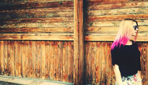 Close-up of wooden plank