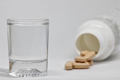 Close-up of drink on table