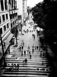 View of city street