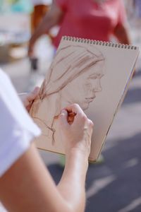 Artist drawing 