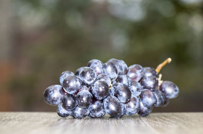 Close-up of berries on table