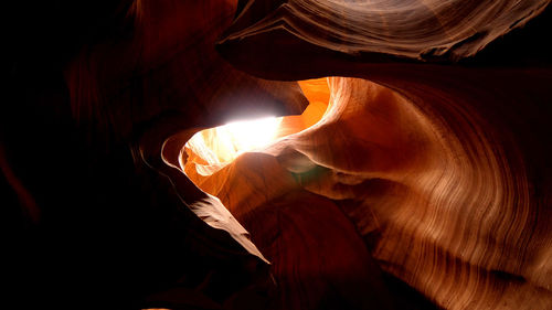 Close-up of rock formation