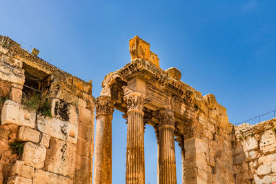 Baalbek temple complex located in the bekaa valley lebanon