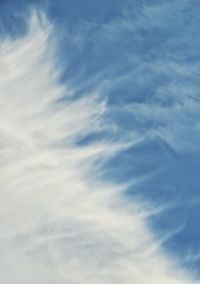 Low angle view of clouds in sky