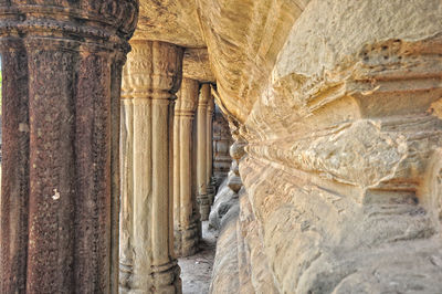 View of old ruins