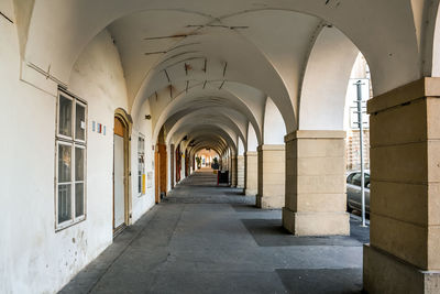 Corridor of building