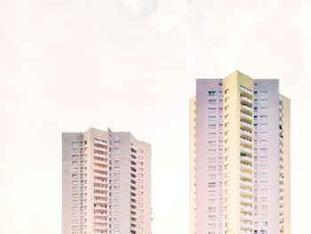 Low angle view of buildings against sky