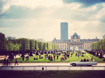 Group of people in park