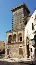 Low angle view of old building