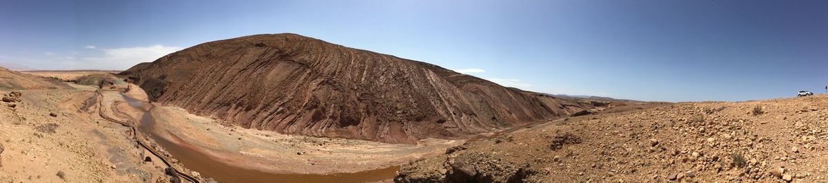 Panoramic view of a desert