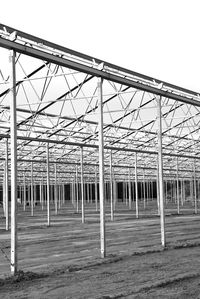 Structure against clear sky