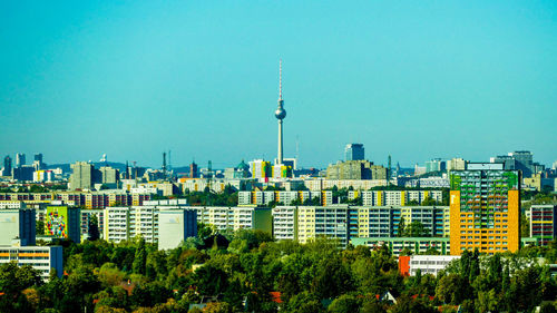 Bird's-eye view of the city