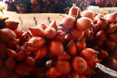 Close-up of fruits for sale in market