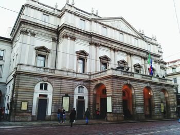 Facade of building