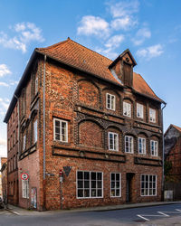 Beautiful and elegant old buildings in lüneburg