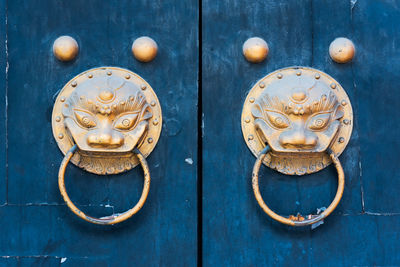 Full frame shot of wooden door