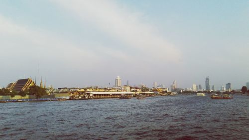 View of city at waterfront