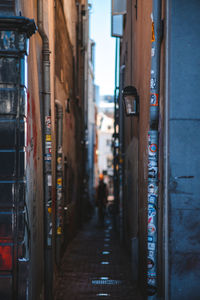 Street amidst buildings in city