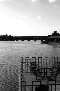 Scenic view of river against sky