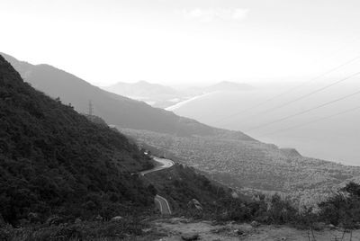 Scenic view of mountains