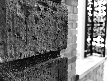 Close-up of built structure