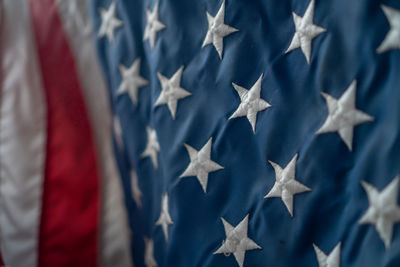 Full frame shot of flags hanging