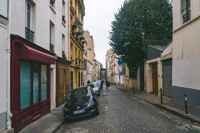 Street amidst buildings in city