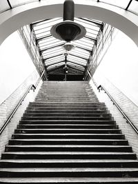 Low angle view of staircase