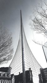 Low angle view of building against sky