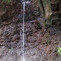 River flowing through rocks