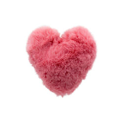 Close-up of heart shape over white background