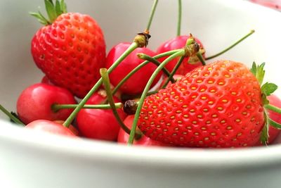 Close-up of strawberries