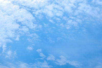 Low angle view of clouds in sky