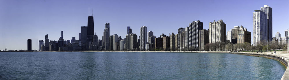 View of city at waterfront