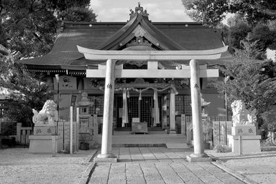 Facade of building shrine architecture