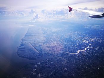 Aerial view of landscape