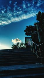 Low angle view of built structure against sky