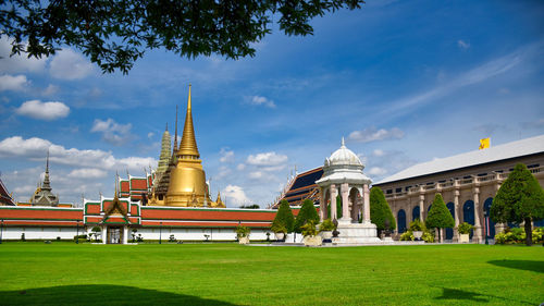 View of historic building against sky