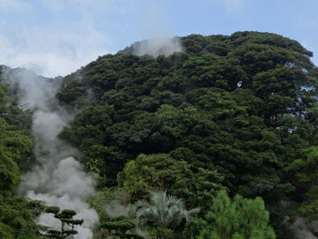 Smoke from the mountain