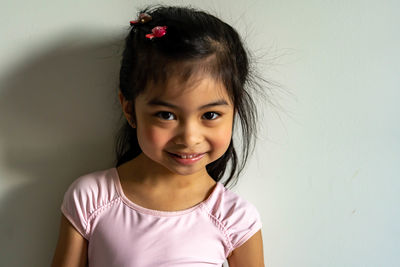 Portrait of smiling girl