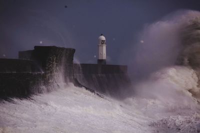 Lighthouse against the sky