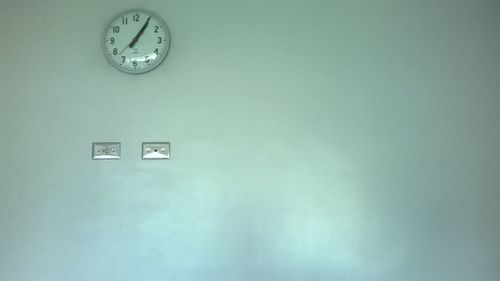 Clock on wall