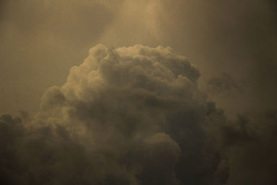 Low angle view of storm clouds in sky