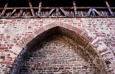 Low angle view of old building