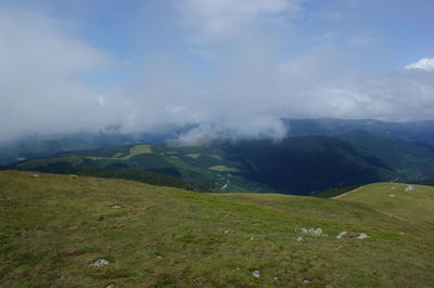 Scenic view of landscape against sky