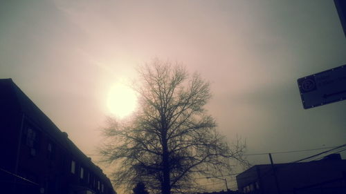 Low angle view of buildings against sky