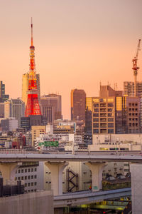 Buildings in city