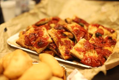 Close-up of food on plate